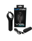 Bathmate Vibe Edge Vibrating Glans Tickler Black - Adult Outlet