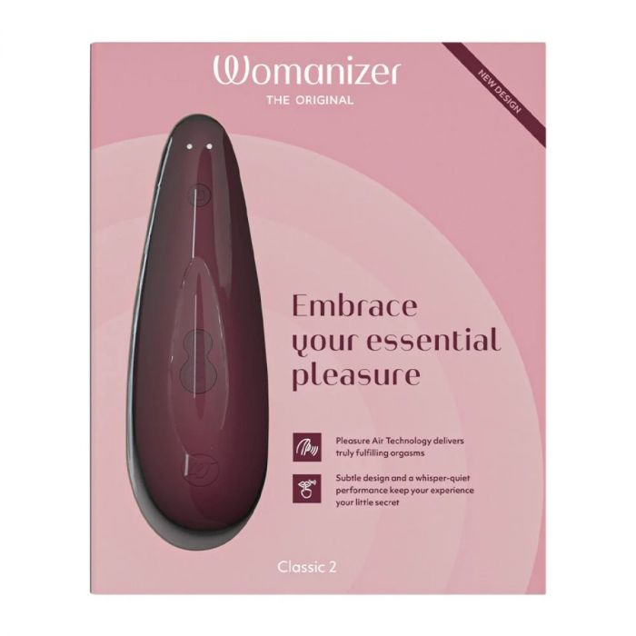 Womanizer Classic 2 Clitoral Stimulator Bordeaux - Adult Outlet