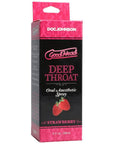 Goodhead Deep Throat Spray Strawberry Transparent - Adult Outlet