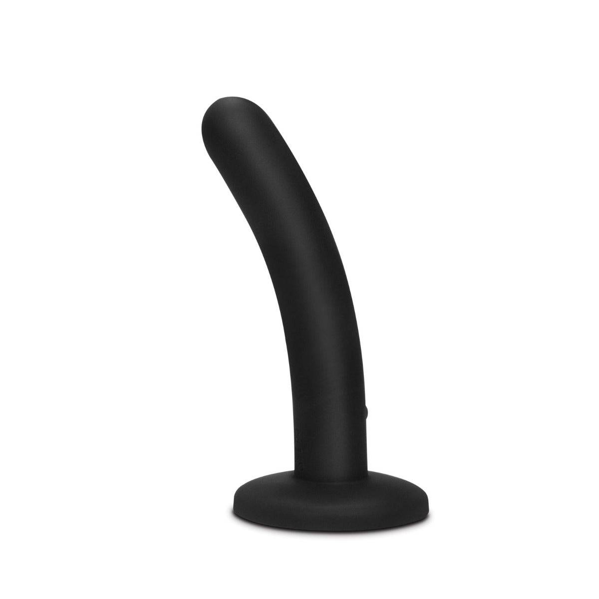 Whipsmart 5 Rechargeable Slimline Vibrating Dildo Black" - Adult Outlet