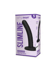 Whipsmart 5 Rechargeable Slimline Vibrating Dildo Black" - Adult Outlet