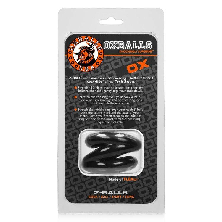 Oxballs Z Balls Ballstretcher Black - Adult Outlet