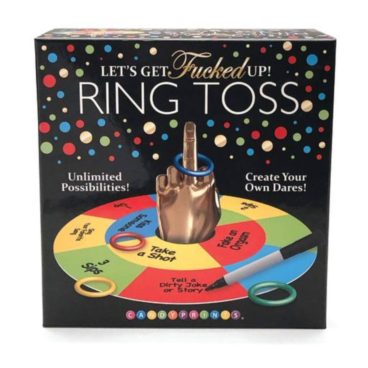 Little Genie Let's Get Fucked Up Ring Toss - Adult Outlet