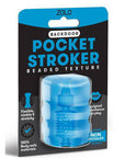 Zolo Backdoor Pocket Stroker Blue - Adult Outlet